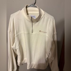 Champion cream colored quarter zip